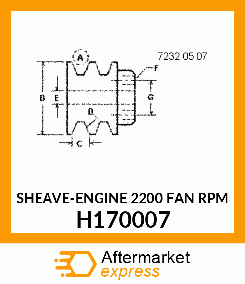 Pulley H170007