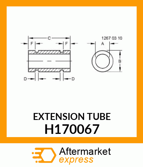 EXTENSION TUBE H170067