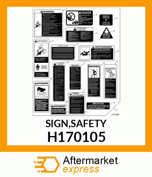 SIGN,SAFETY H170105