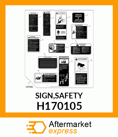 SIGN,SAFETY H170105