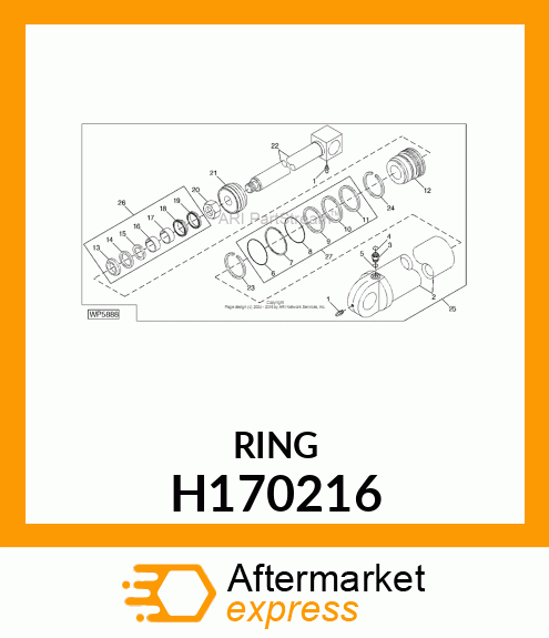 RING, RETAINING, 80 H170216