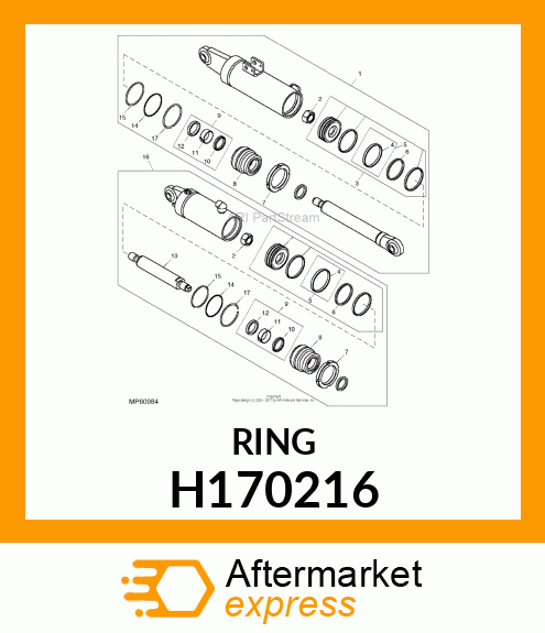 RING, RETAINING, 80 H170216