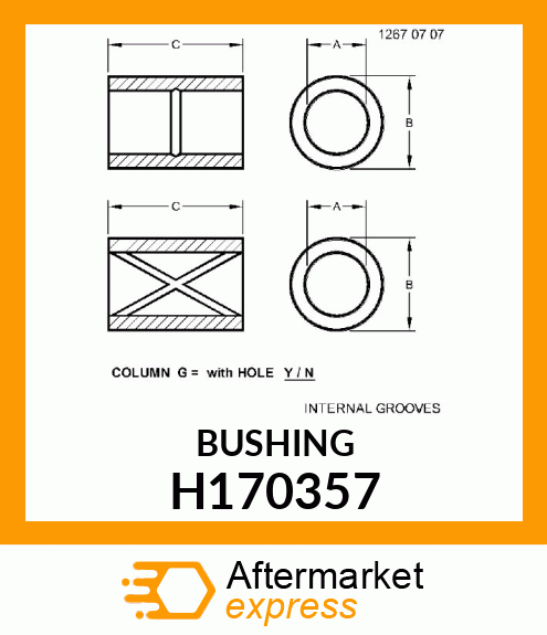 BUSHING H170357