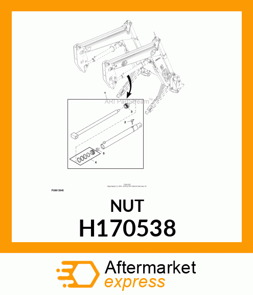 NUT, HEX, M27X2 H170538