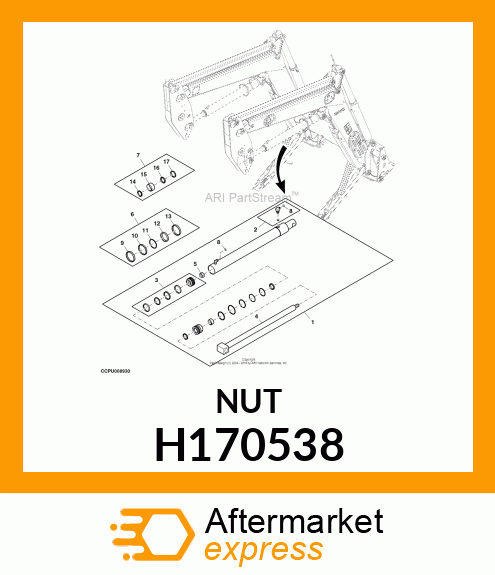 NUT, HEX, M27X2 H170538