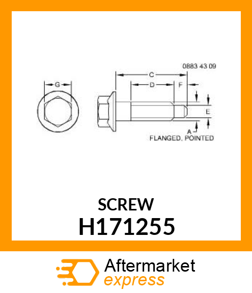 SCREW H171255