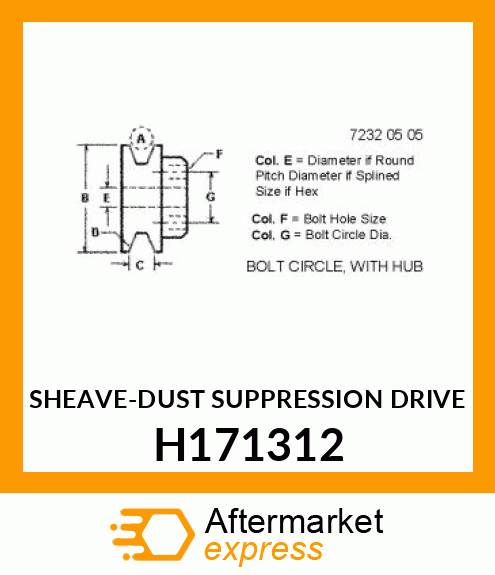 SHEAVE H171312