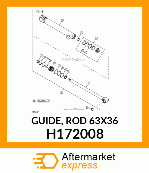 GUIDE, ROD 63X36 H172008