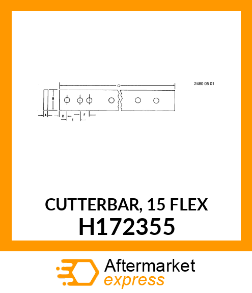 Cutterbar H172355