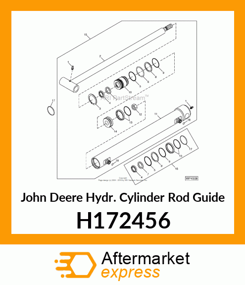 HYDR. CYLINDER ROD GUIDE, 45X28 H172456