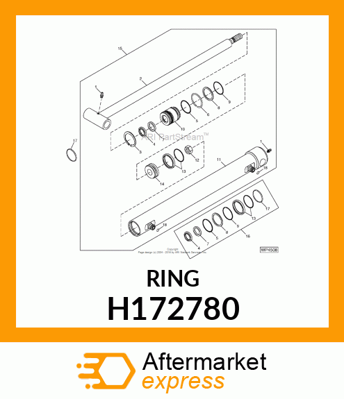 RING, SNAP INTERNAL,45 H172780