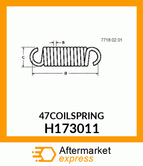 SPRING, EXTENSION H173011