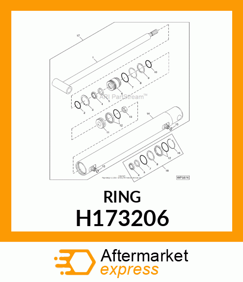 RING, INTERNAL SNAP 40 H173206