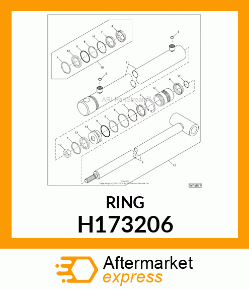 RING, INTERNAL SNAP 40 H173206