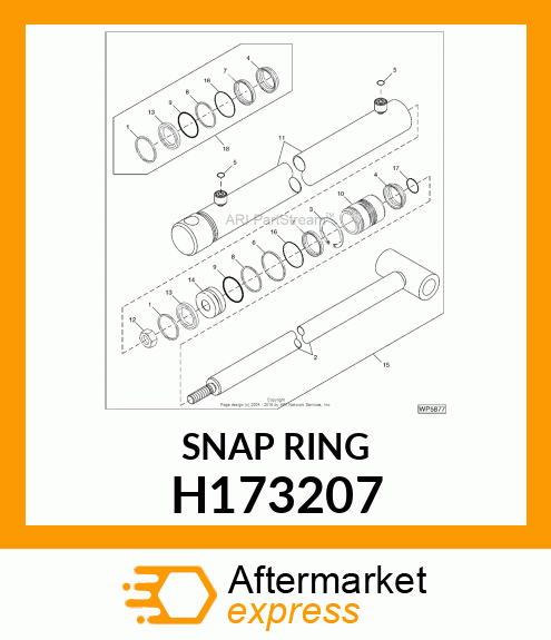 RING, EXTERNAL SNAP 40 H173207