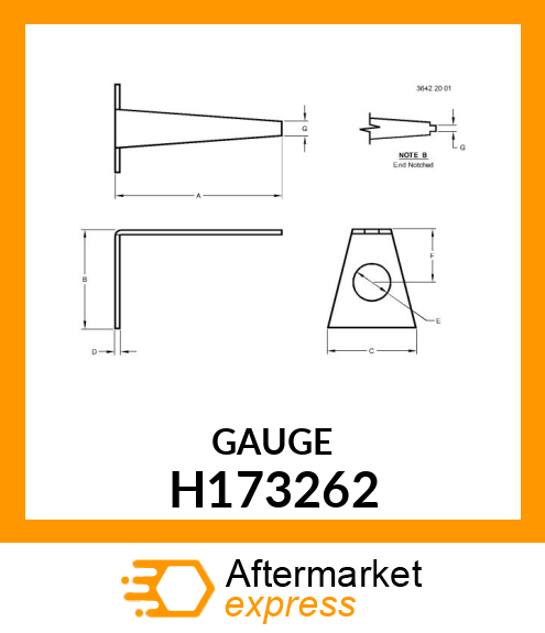 GAUGE, GAGE H173262