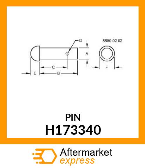 PIN, HEADED H173340