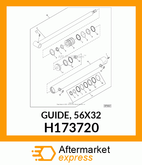 GUIDE, 56X32 H173720