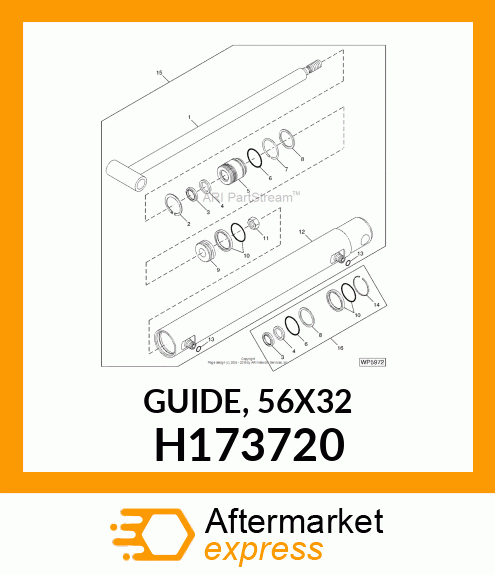 GUIDE, 56X32 H173720