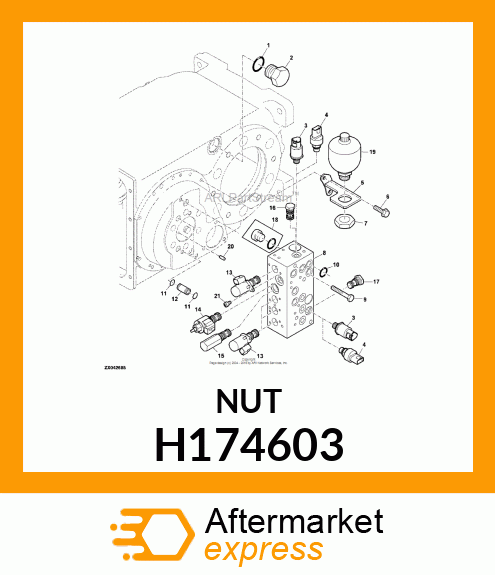 NUT, NUT, HEX SPECIAL H174603