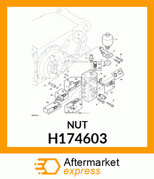 NUT, NUT, HEX SPECIAL H174603