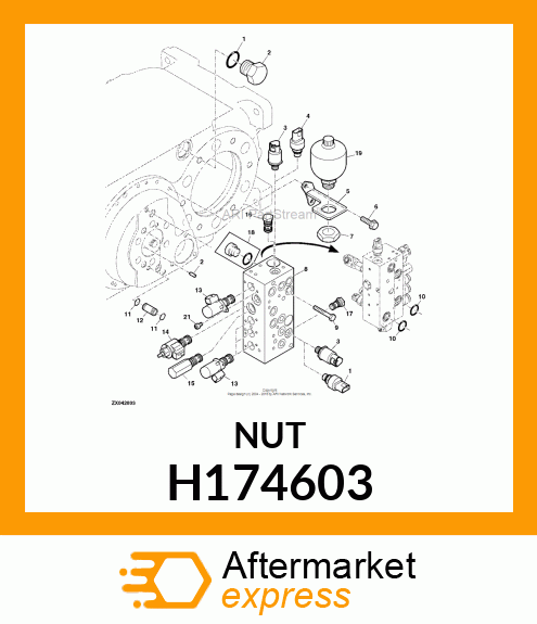 NUT, NUT, HEX SPECIAL H174603