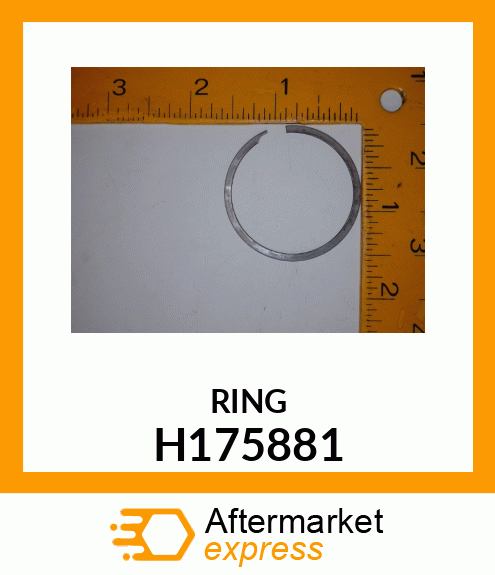 RING, EXTERNAL SNAP H175881