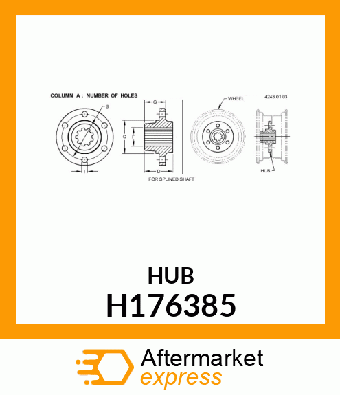 HUB H176385