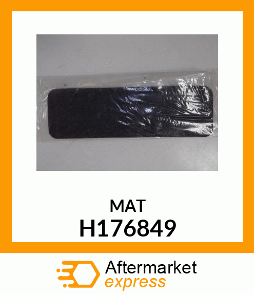 MAT, CLEAT, HOSE COVER H176849