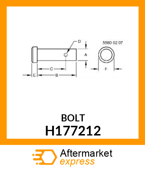 PIN, DRILLED H177212