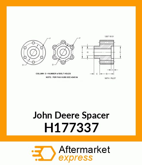 SPACER, DAMPER H177337