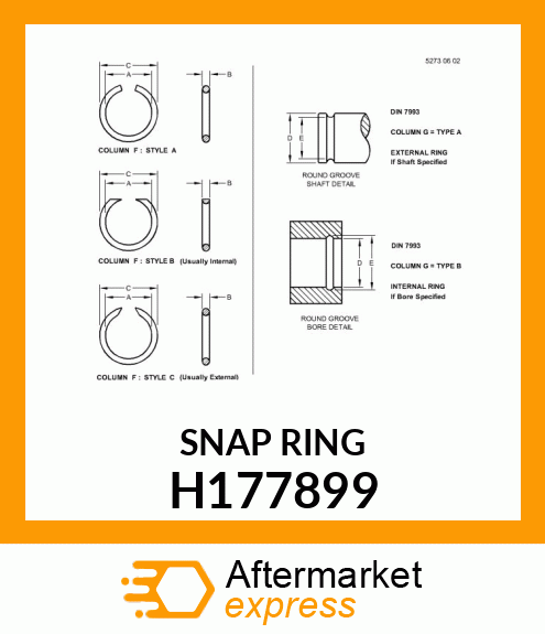 SNAP RING H177899