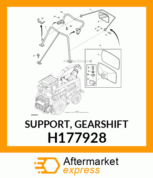 SUPPORT, GEARSHIFT H177928