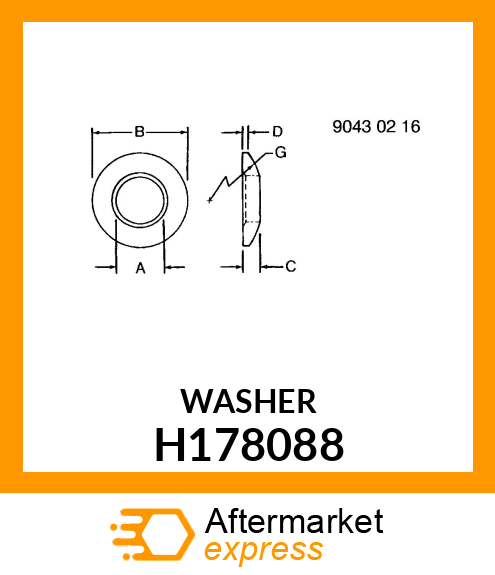 WASHER H178088