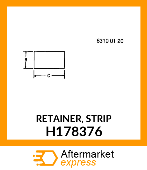 RETAINER, STRIP H178376