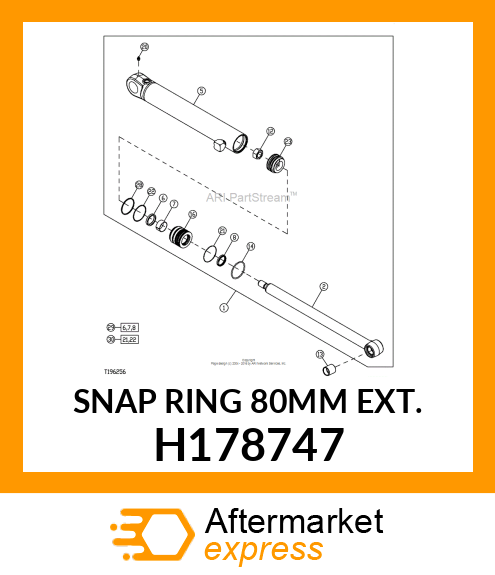 SNAP RING 80MM EXT. H178747