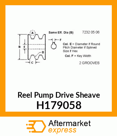 SHEAVE H179058