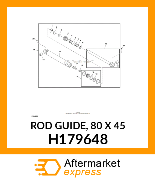 ROD GUIDE, 80 X 45 H179648