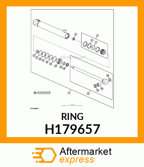 RING, SNAP (EXTERNAL 70 DIA.) H179657