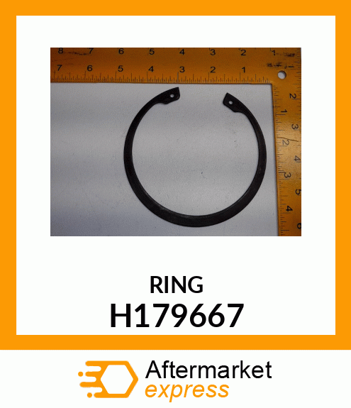 SNAP RING, EXTERNAL H179667