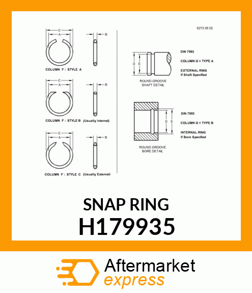 SNAP RING H179935