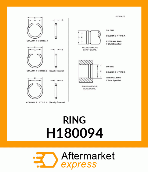 SNAP RING, 100 H180094