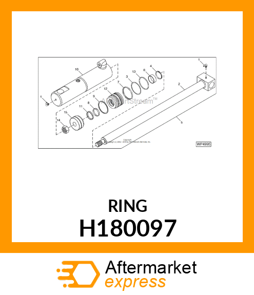 SNAP RING, EXTERNAL 90MM H180097