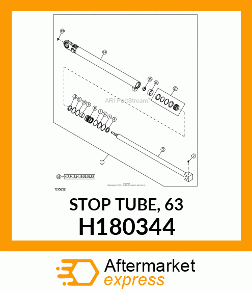 STOP TUBE, 63 H180344