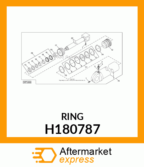 SNAP RING EXTERNAL 80MM H180787