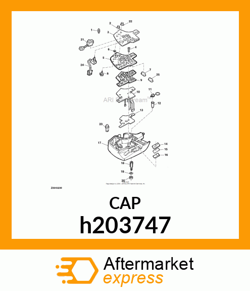 CAP *,OPTION, 6 X 30 h203747