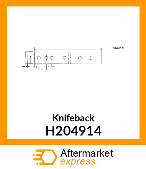 Knifeback H204914