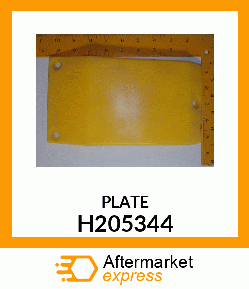 PLATE, SKID, PLASTIC H205344