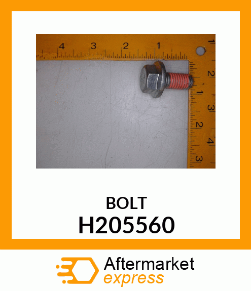 BOLT, M12X25 HEX FLANGE H205560