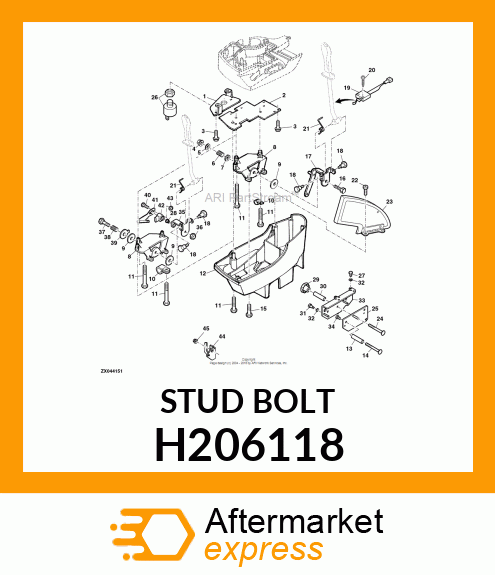 BOLT, SHOULDER H206118